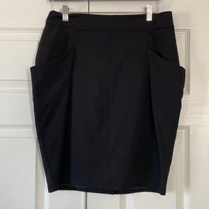 Jennifer Lopez Black Cargo Skirt Size 8